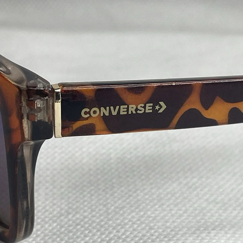 Converse Chuck Taylor All Star Square Tortoise Frame Sunglasses CAT 3 Matte Tort